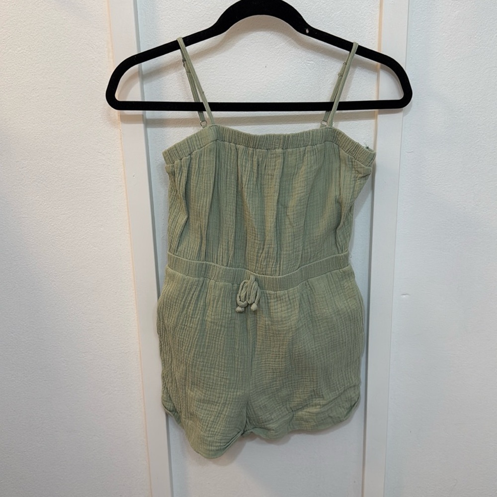 Hello Franki Sleeveless Gauze Romper for girls